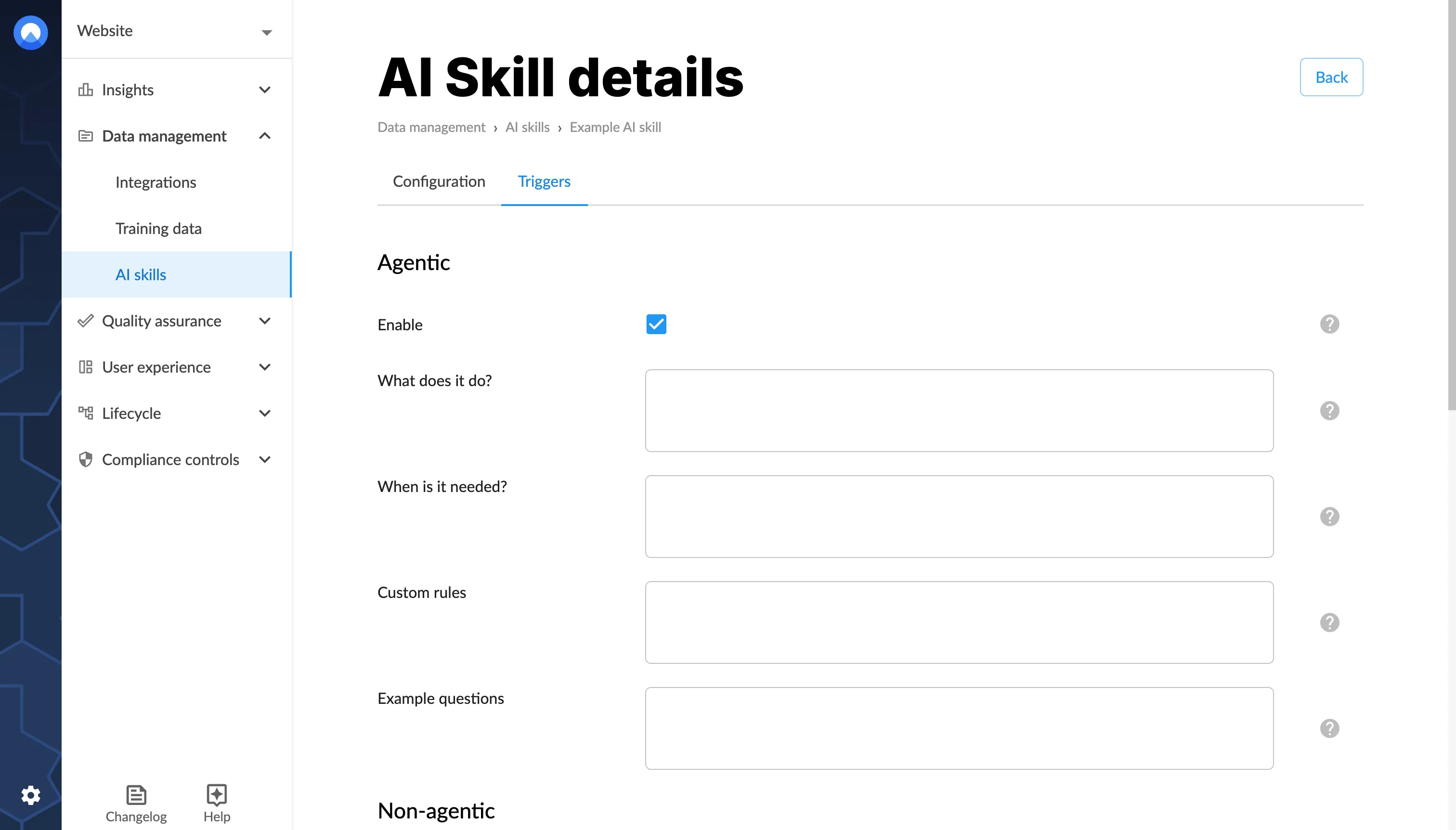 AI skills agentic triggers